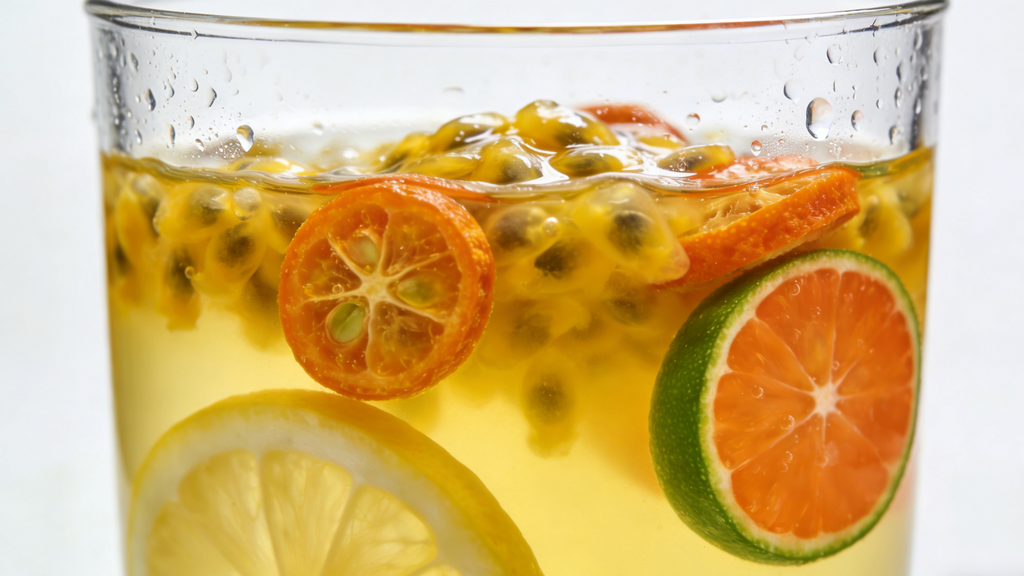 金柑レモンパッションフルーツ茶