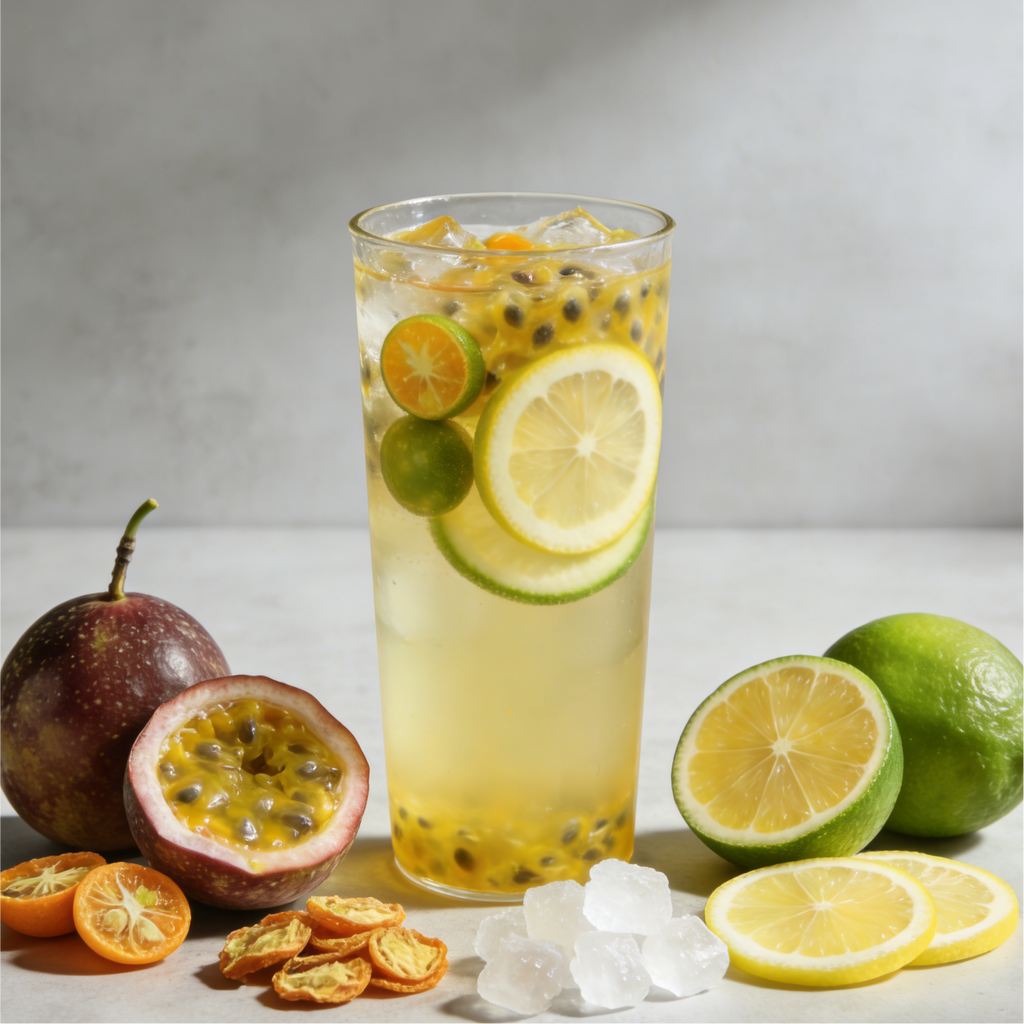 金柑レモンパッションフルーツ茶