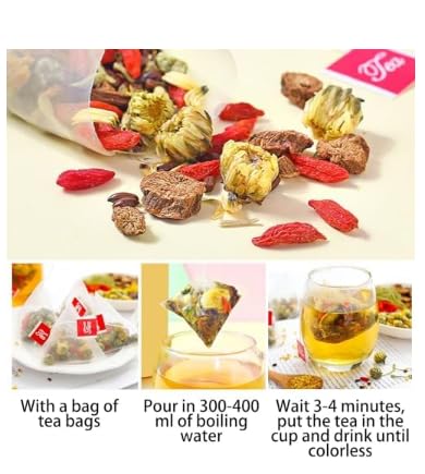 Chrysanthemum Cassia Seed Herbal Tea – 50 Tea Bags
